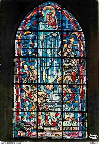 Carte postale art vitraux - art,