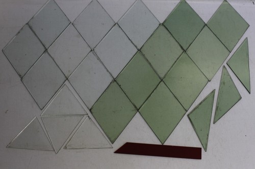 Lot vitraux verre - lot,
