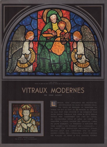 Doc ancien vitraux modernes - vitraux,