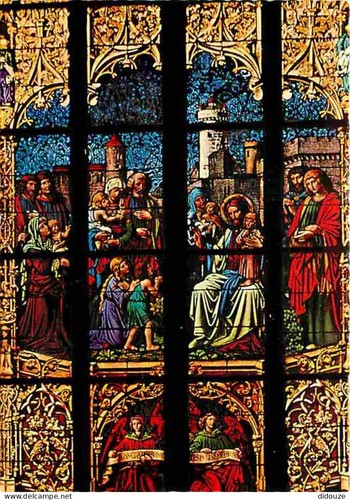 Carte postale art vitraux - art,