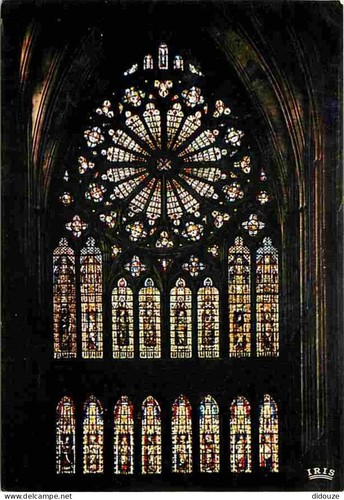 Carte postale art vitraux - postale,